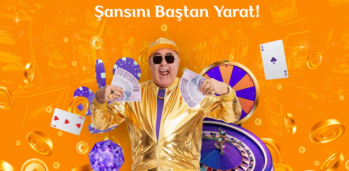 Milyar.com güncel giriş maskotu, para, çip ve rulet ile Şansını Baştan Yarat